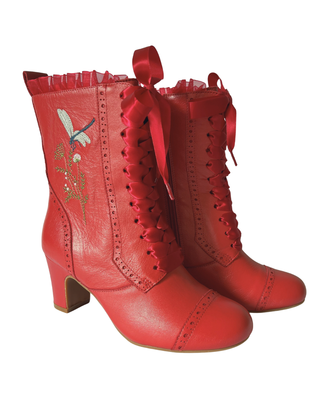 The Vibe is Damselfly Winter Berry Boots