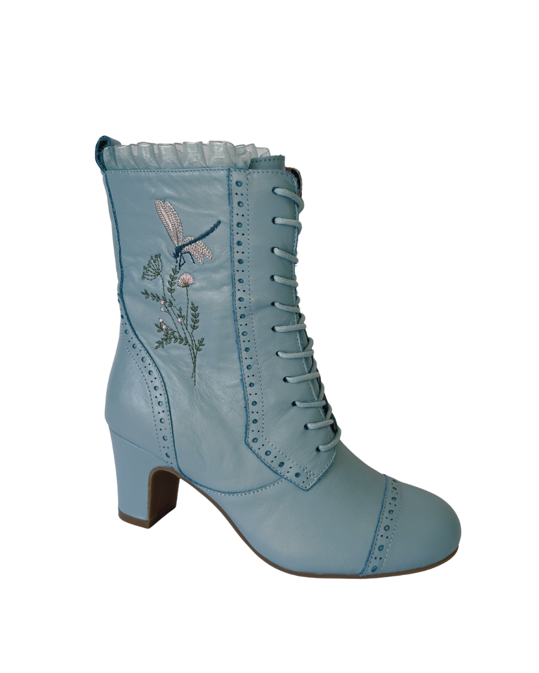 The Vibe is Damselfly Soft Blue Boots