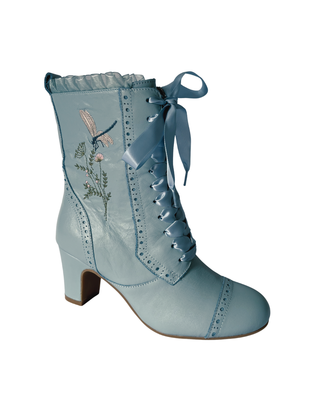 The Vibe is Damselfly Soft Blue Boots