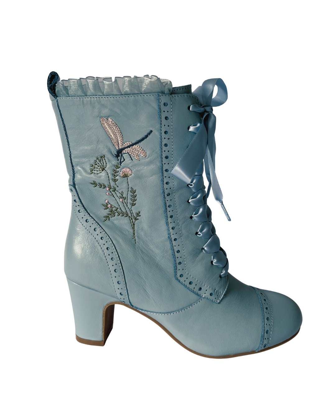 The Vibe is Damselfly Soft Blue Boots