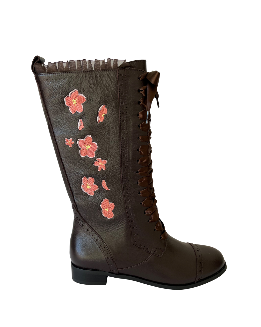 The Vibe is Sakura Bitter Chocolate Boots