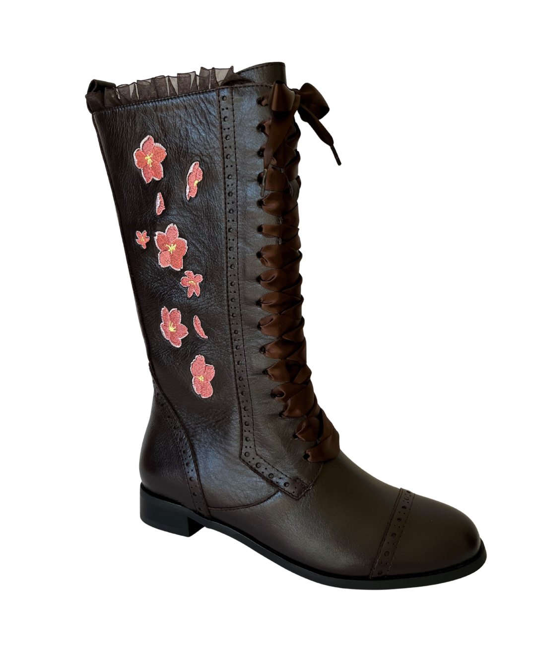 The Vibe is Sakura Bitter Chocolate Boots