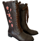The Vibe is Sakura Bitter Chocolate Boots