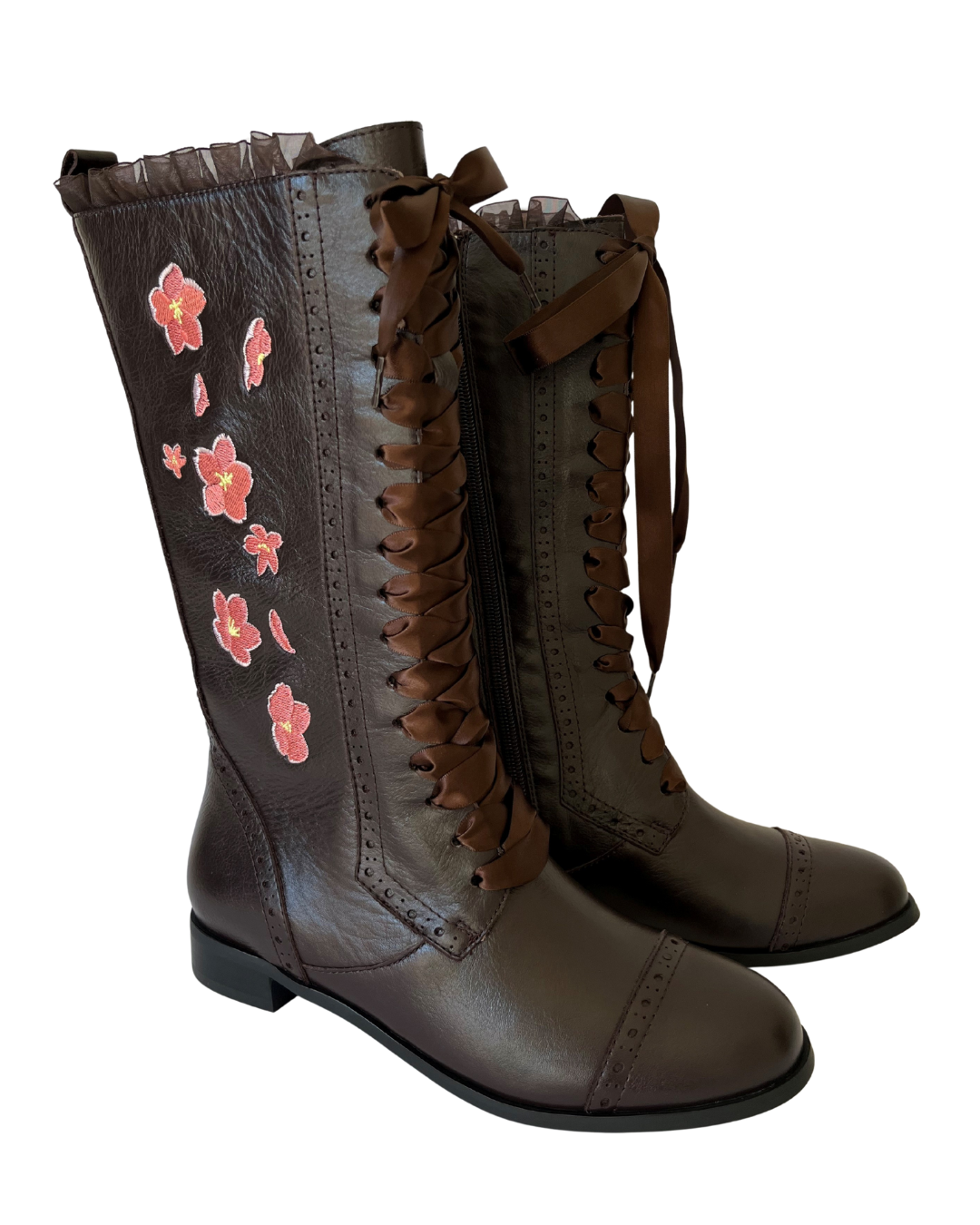 The Vibe is Sakura Bitter Chocolate Boots