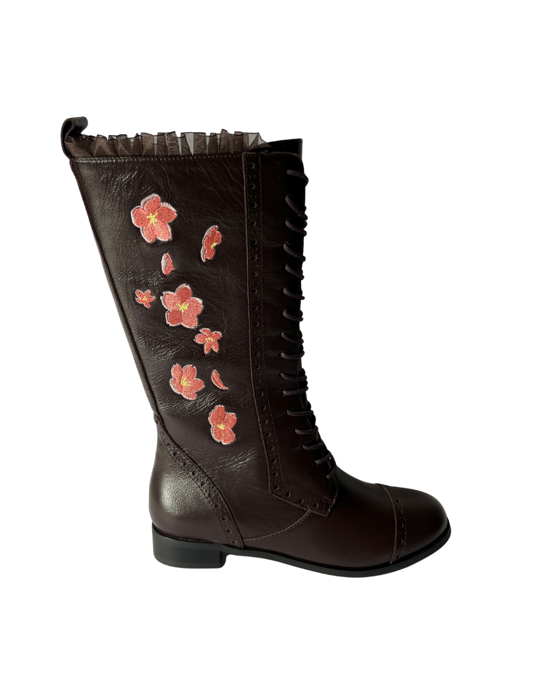 The Vibe is Sakura Bitter Chocolate Boots