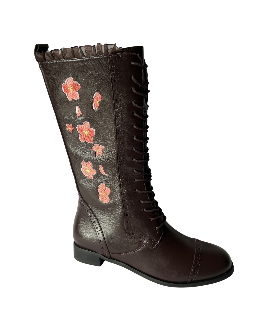 The Vibe is Sakura Bitter Chocolate Boots