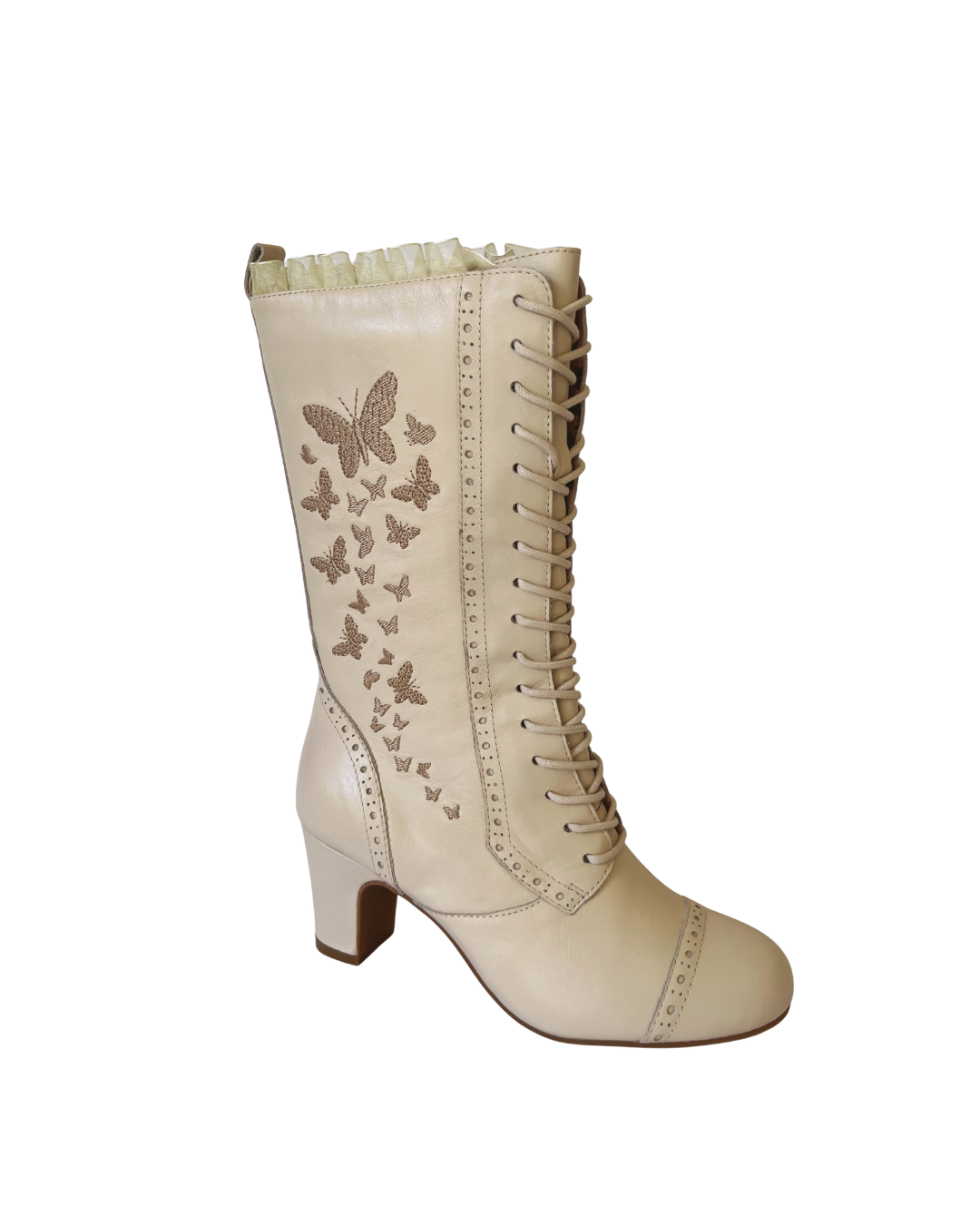 The Vibe is Farfalla Latte Boots