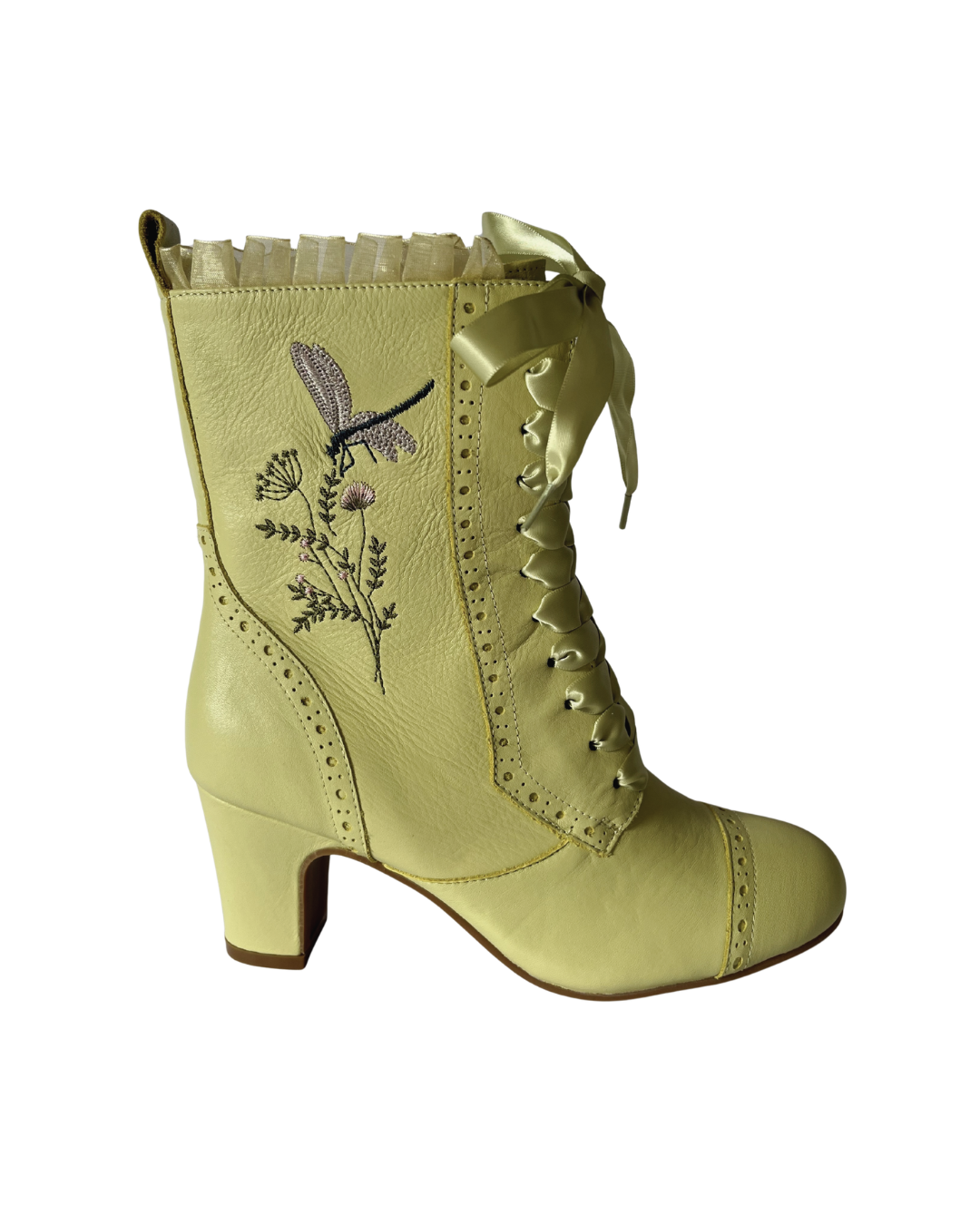 The Vibe is Damselfly Lemon Grass Boots