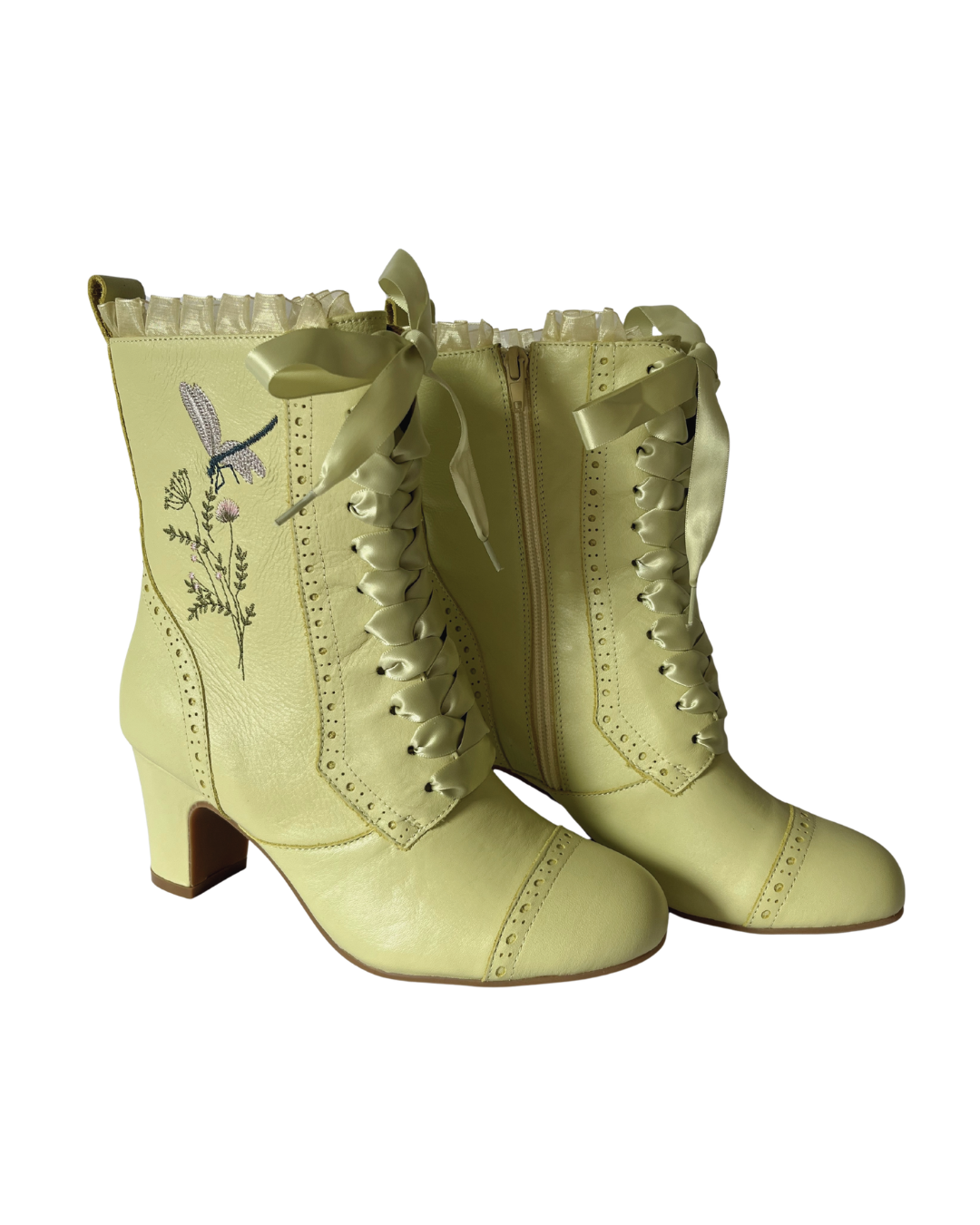 The Vibe is Damselfly Lemon Grass Boots