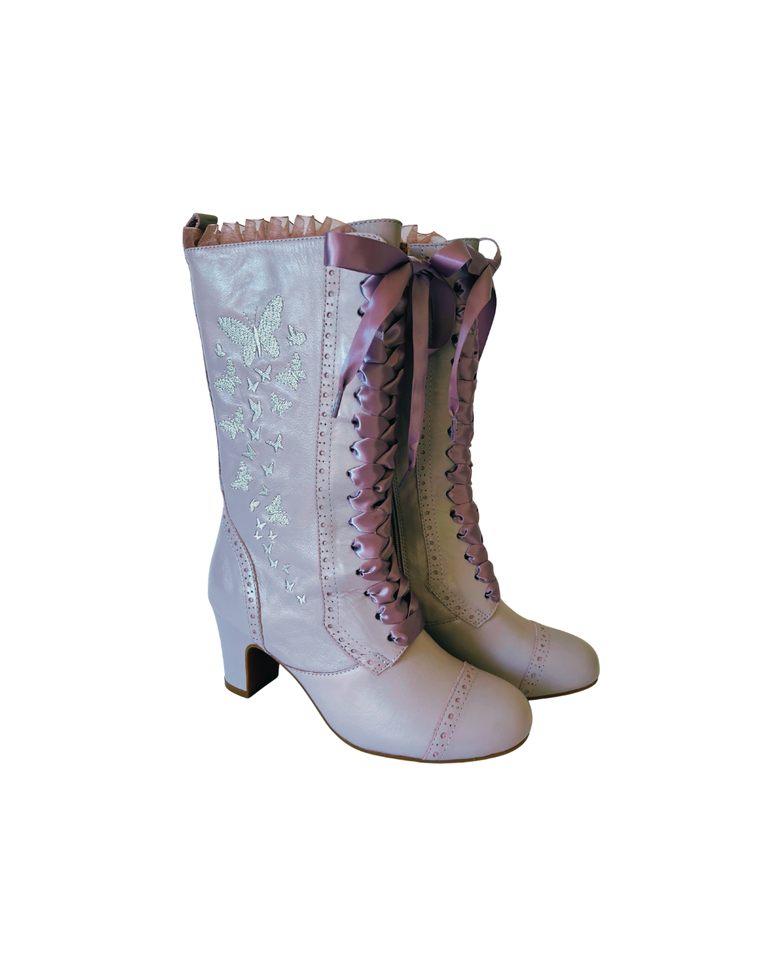 The Vibe is Farfalla Lilac Boots