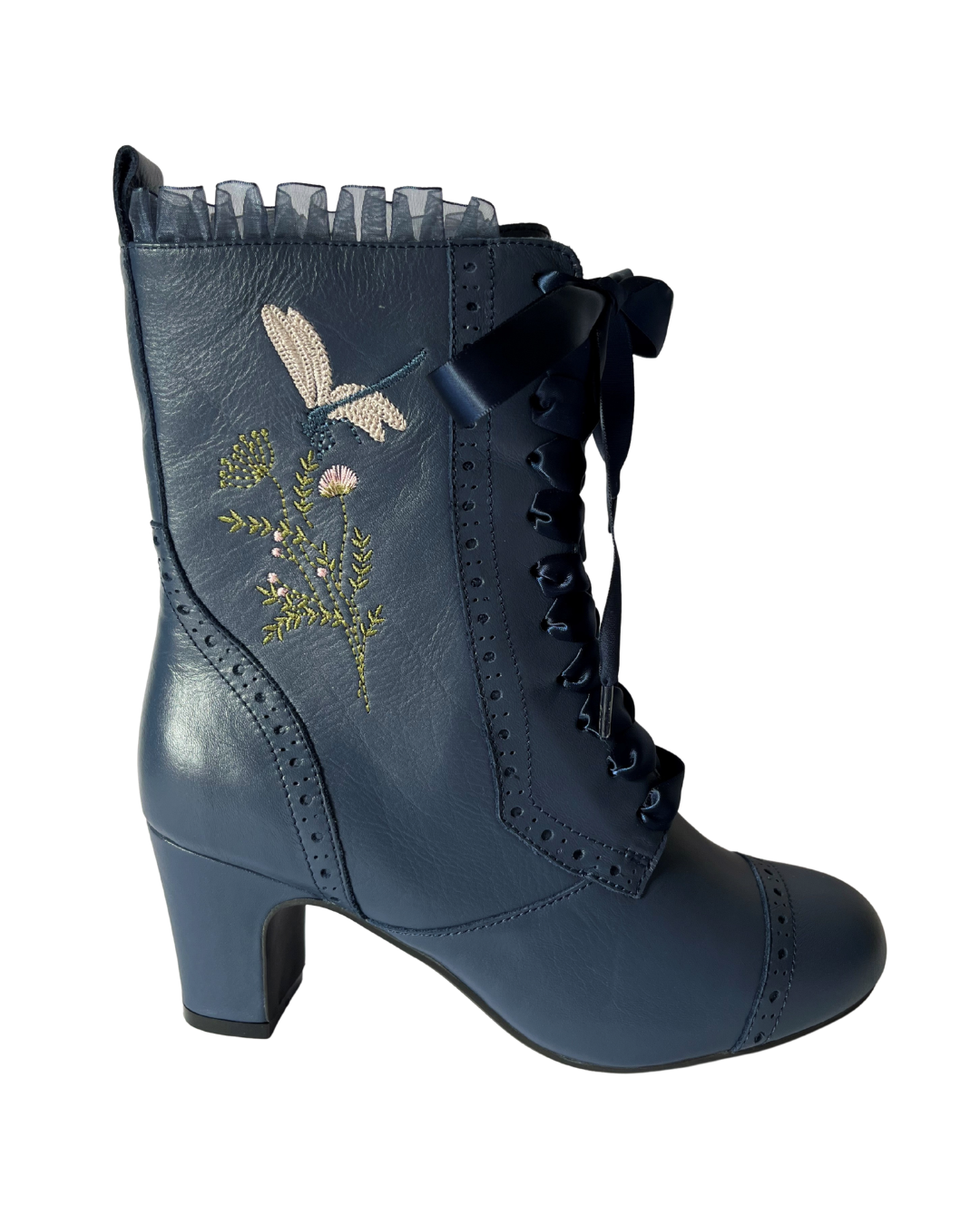 The Vibe is Damselfly Navy Blue Boots
