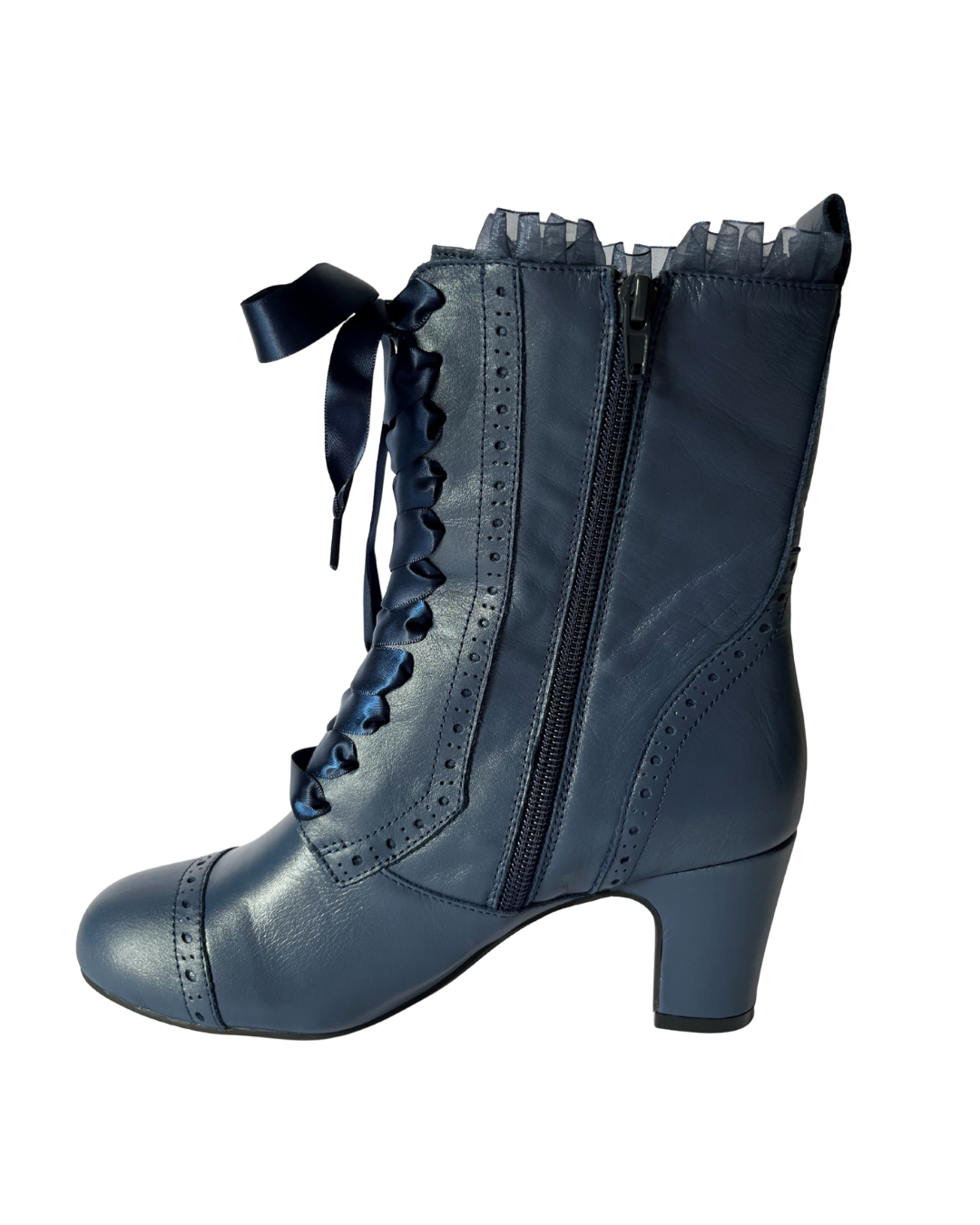 The Vibe is Damselfly Navy Blue Boots