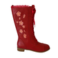 The Vibe is Sakura Red Boots