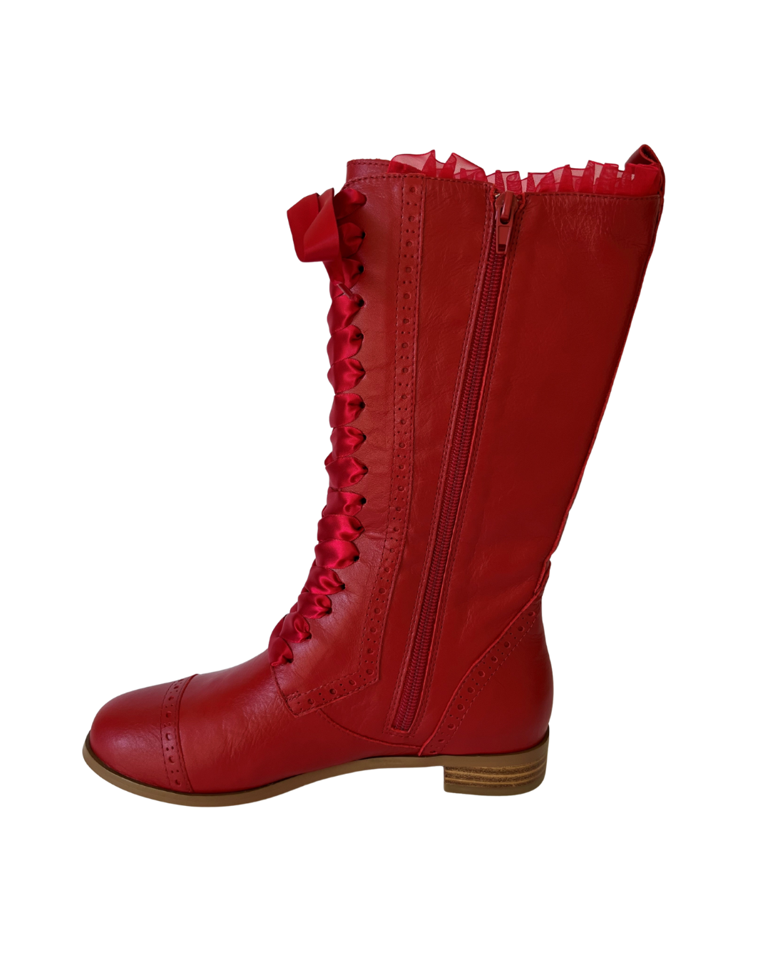 The Vibe is Sakura Red Boots