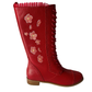 The Vibe is Sakura Red Boots