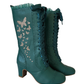 The Vibe is Farfalla Teal Boots