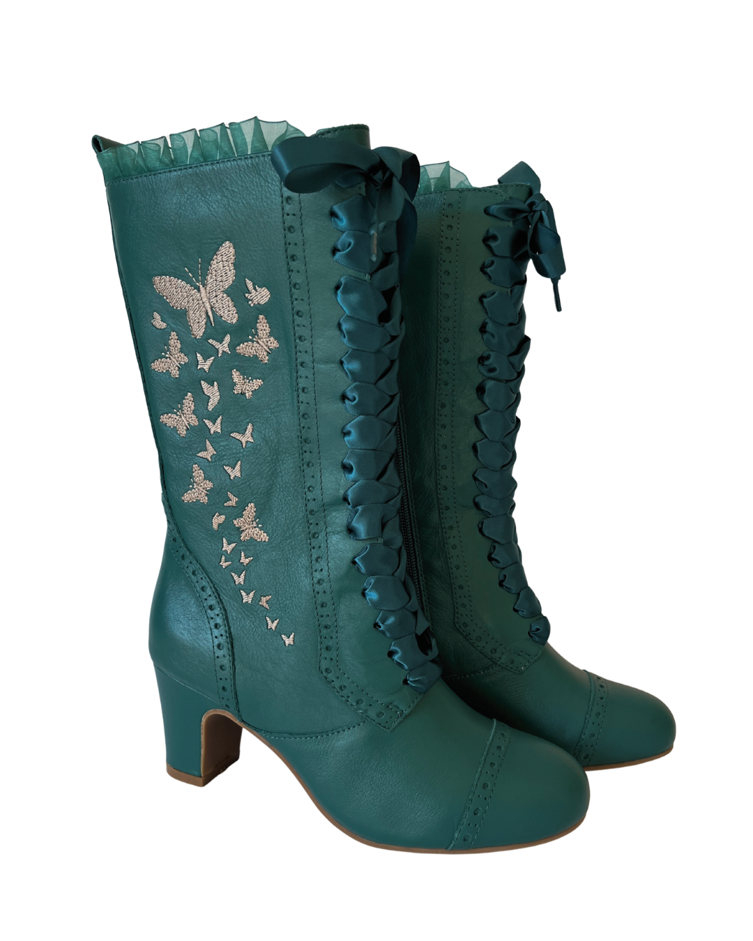 The Vibe is Farfalla Teal Boots