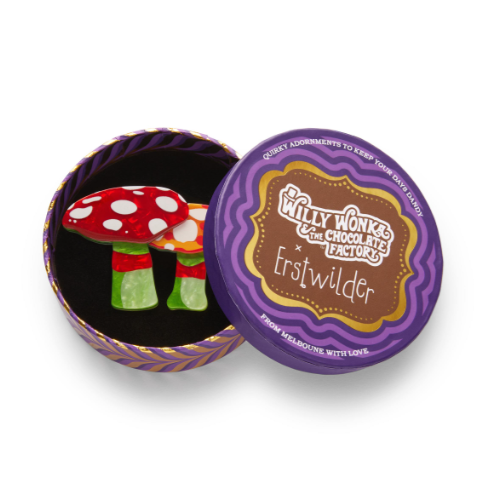 Erstwilder Candy Mushrooms Brooch