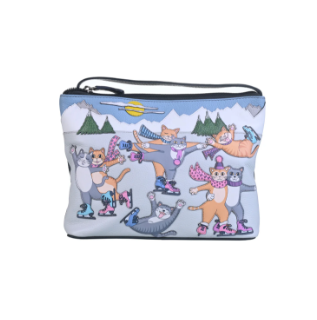 Mala Skating Cats Midi Cross Body Bag