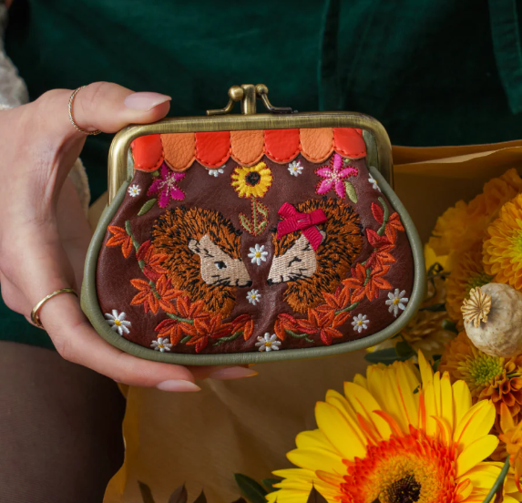 Vendula Flower Shop Amber Edition Clipper Coin Purse