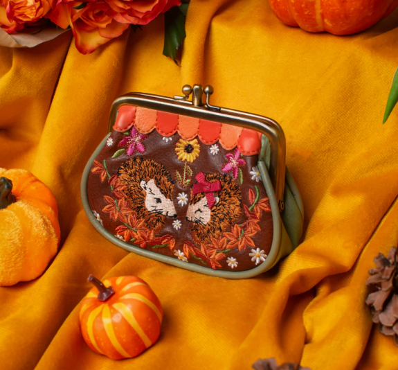 Vendula Flower Shop Amber Edition Clipper Coin Purse