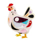 Erstwilder Pete Cromer Easter Clar the Chicken Brooch