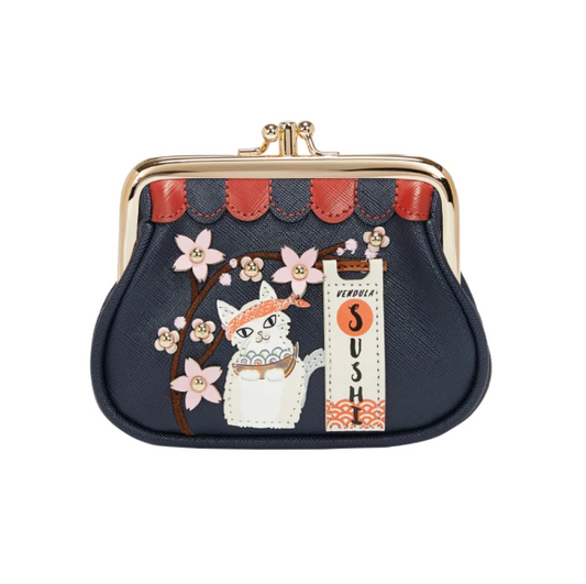 PREORDER Vendula Sushi Blue Edition Clipper Coin Purse