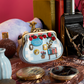 Vendula Vintage Rose Clipper Coin Purse