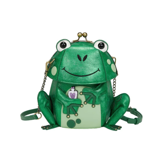 Vendula Witches Pantry Clipper Frog Bag