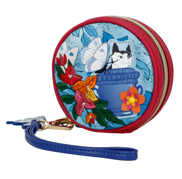 Vendula Gardens of the World Greece Round Zip Purse