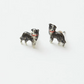 Fable England Collie Dog Stud Earrings