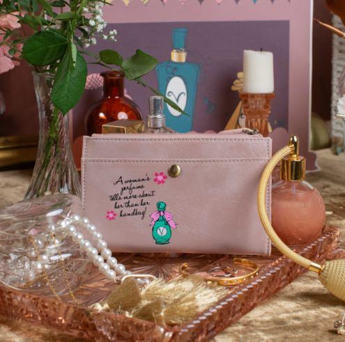 Vendula Perfumery Blush Edition Compact Folding Wallet