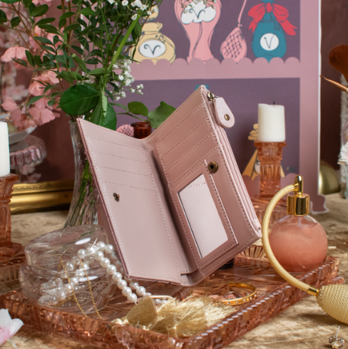 Vendula Perfumery Blush Edition Compact Folding Wallet
