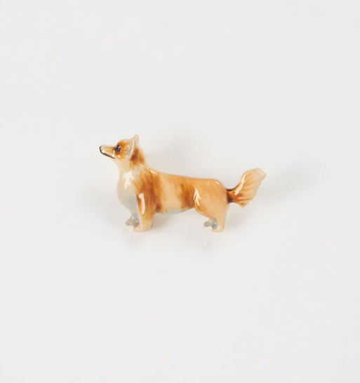 Fable England Corgi Brooch