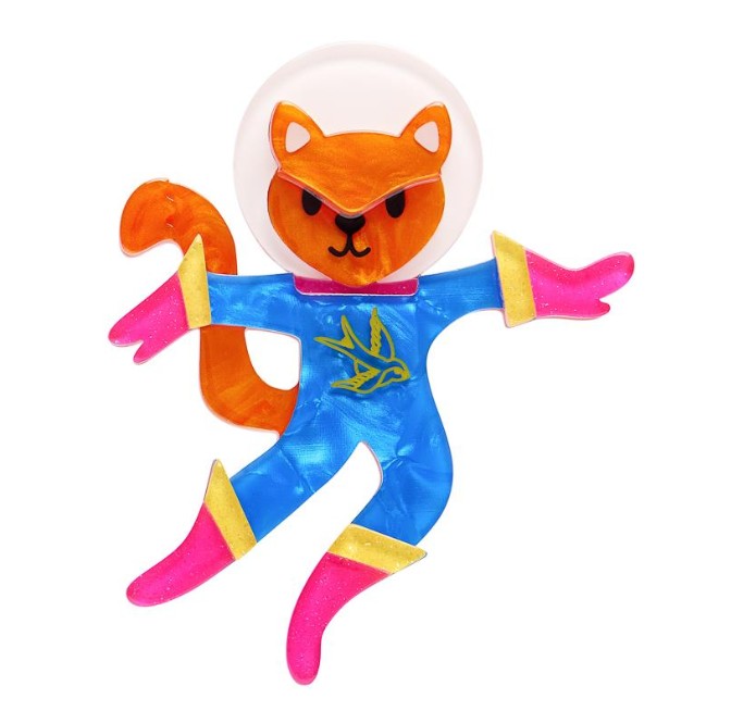 Erstwilder Fan Favs Cosmic Kitty Brooch