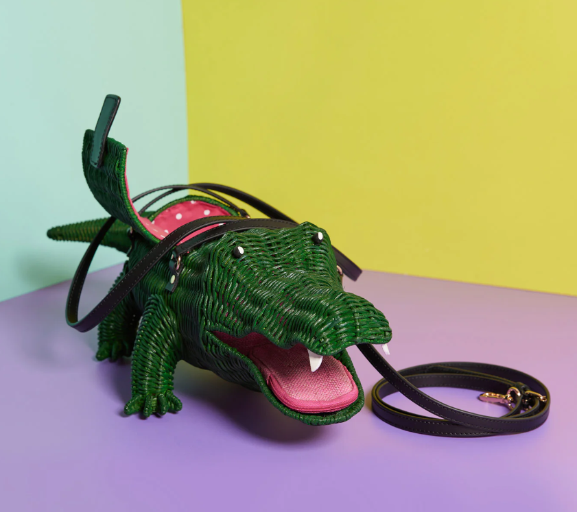 Wicker Darling Crocogator the Crocodile Bag