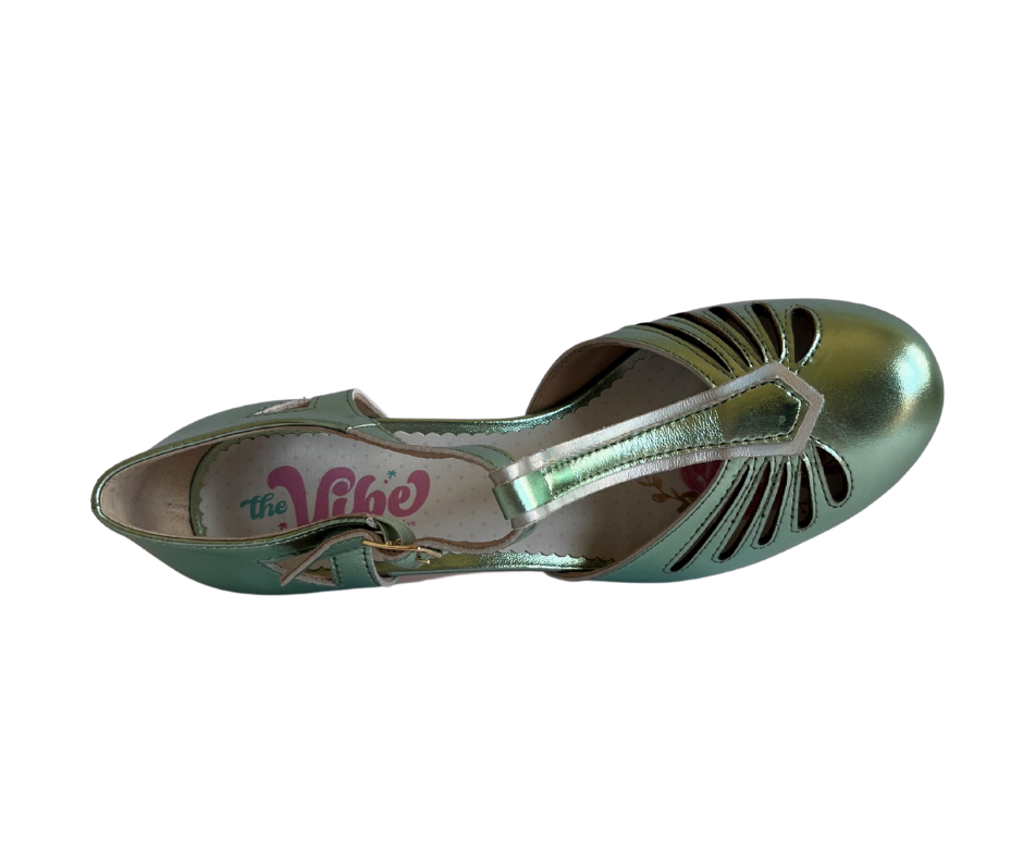 The Vibe is Darling in Mint Green Metallic