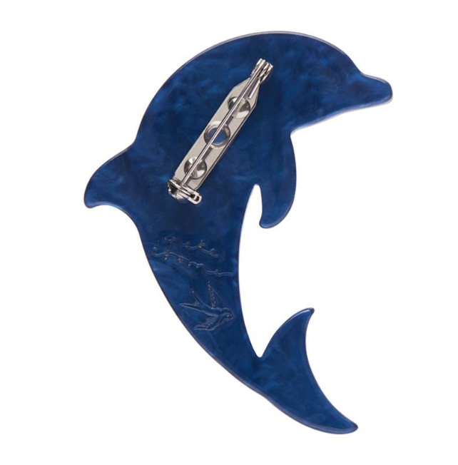 Dolphin brooch deals