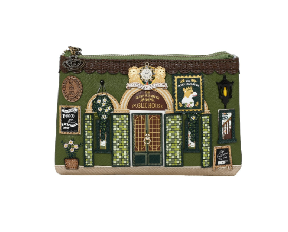 Vendula The Queen Elizabeth Pub Double Zipper Coin Purse