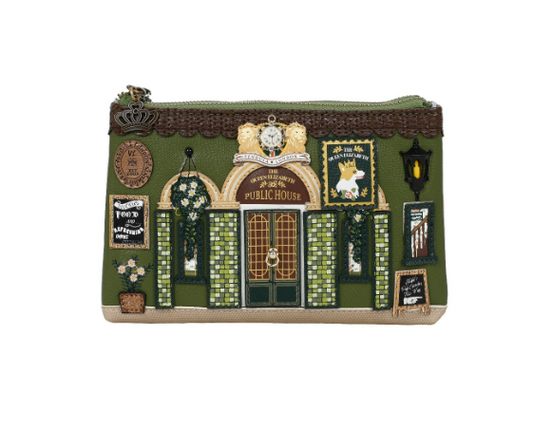 Vendula The Queen Elizabeth Pub Double Zipper Coin Purse
