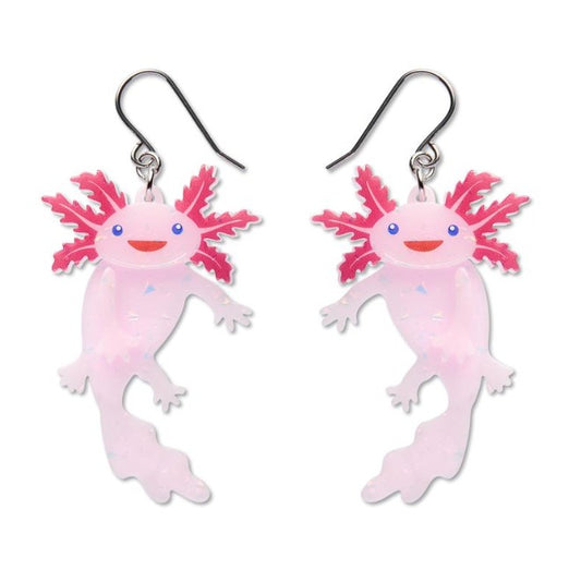 Erstwilder The Rarest Kind Axolotl Drop Earrings
