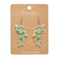 Erstwilder Midnight Mischief Dancing Skeletons Glow in the Dark Drop Earrings