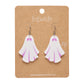 Erstwilder Midnight Mischief Ghostie White Drop Earrings