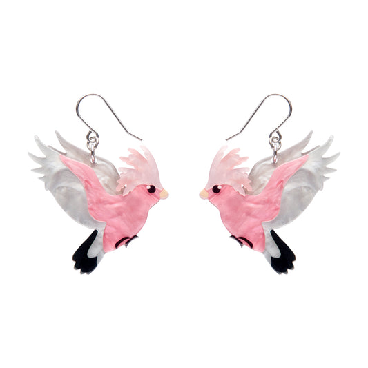 Erstwilder Australiana Gertie the Galah Earrings