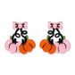 Erstwilder Midnight Mischief Pair O Pumpkins Drop Earrings
