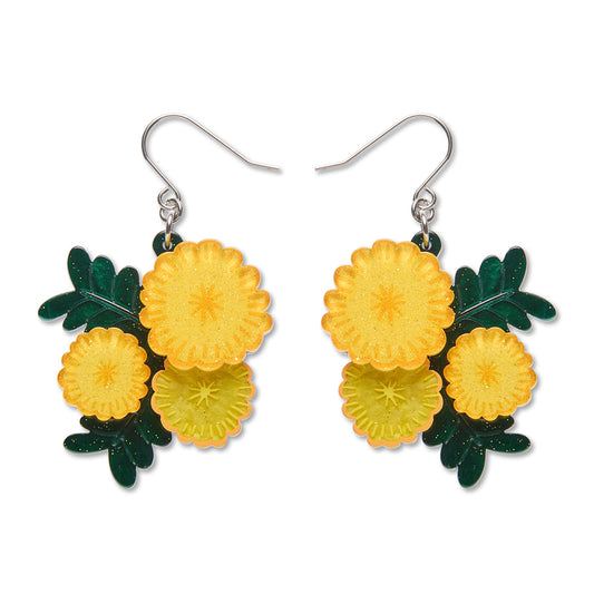 Erstwilder x Royal Botanic Gardens Victoria Sunshine Wattle Drop Earrings