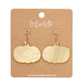 Erstwilder Spellbound Gold Pumpkin Magic Mirror Drop Earrings