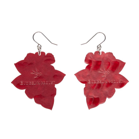 Erstwilder Jocelyn Proust Halcyon Hibiscus Drop Earrings