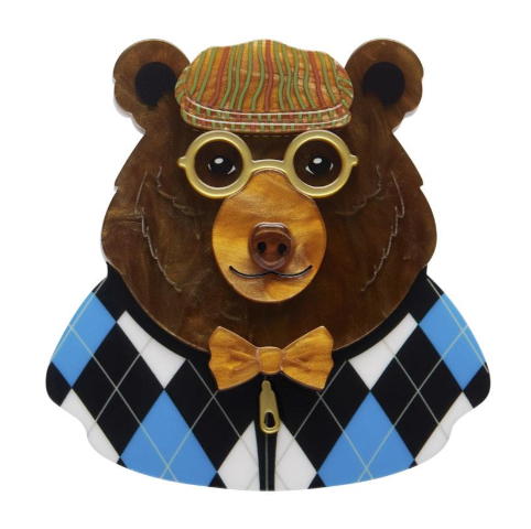 Erstwilder Lucia The Elder Bear Brooch