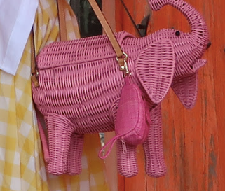 Wicker Darling Pink Elephant